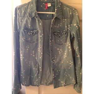 Constellation chambray shirt from H&M