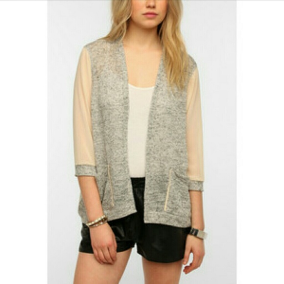 Silence+Noise chiffon cardigan
