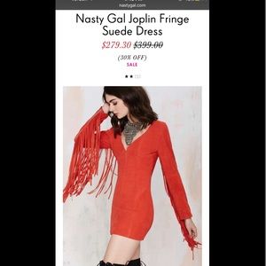 NASTY GAL JOPLIN FRINGE DRESS