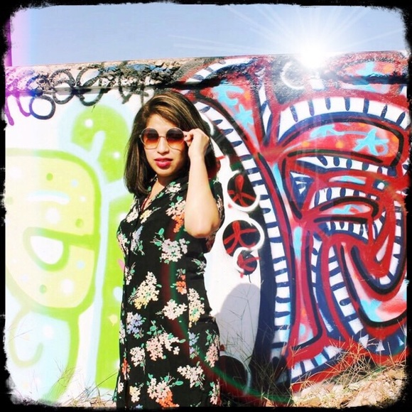 Indie boho flower dress :-)