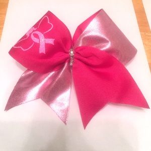 Breast cancer awareness bow