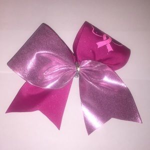 Breast cancer awareness bow
