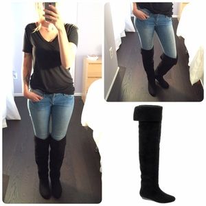 Knee High Flat Boot
