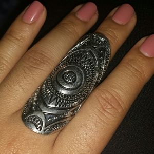 Metal finger ring