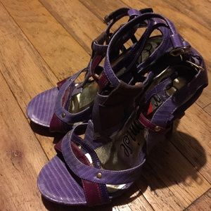 Purple promise high heels