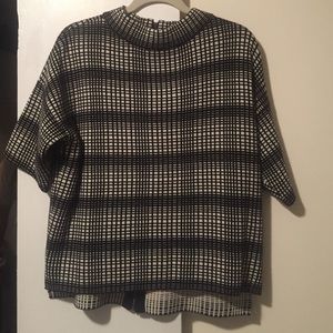 French Connection back zip top