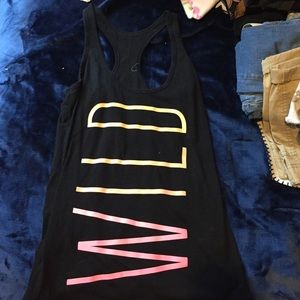 Racerback 'wild' workout tank
