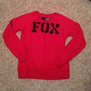 Fox red sweatshirt