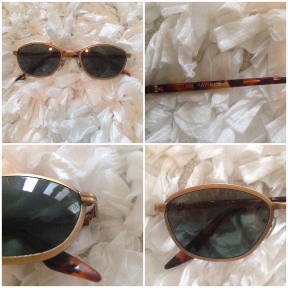 RARE Vintage B&L RayBan Sidestreet Gold Sunglasses