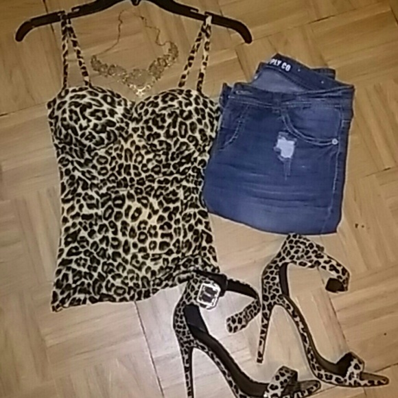 Corset style tank top