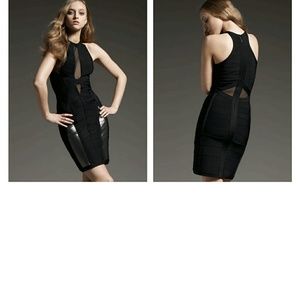Authentic Herve Leger Black Dress XS
