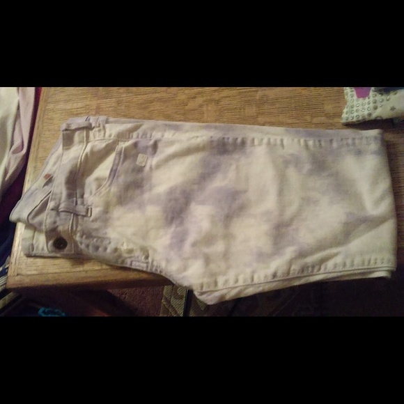 Womens Size 13 purple/white jeans