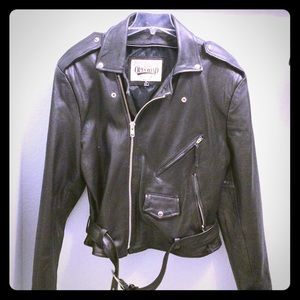 Heavy Genuine Leather Motorcycle Jacket