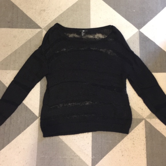 Black Baggy Sweater