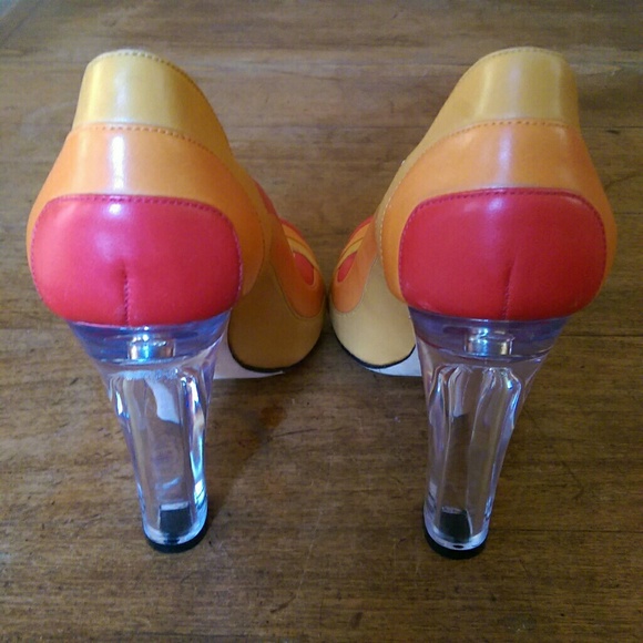 High-end French Designer Clear Heels pumps