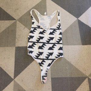 American Apparel Black & White one piece