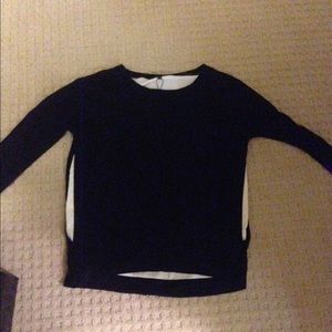 long sleeve black sweater