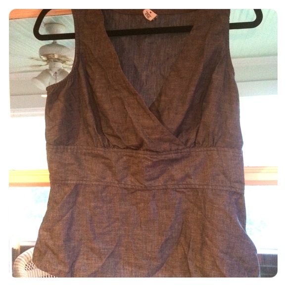Chambray top