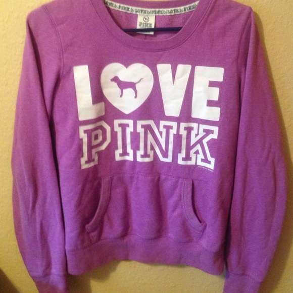 Purple "Pink" crew neck