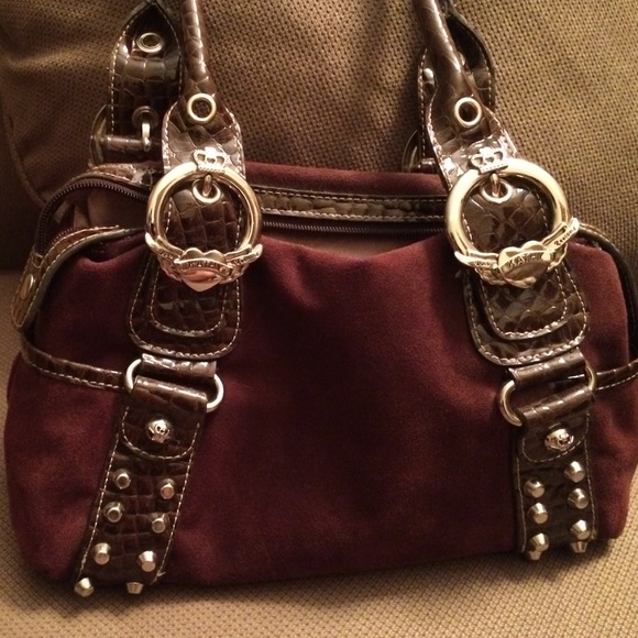 Kathy Van Zeeland brown handbag
