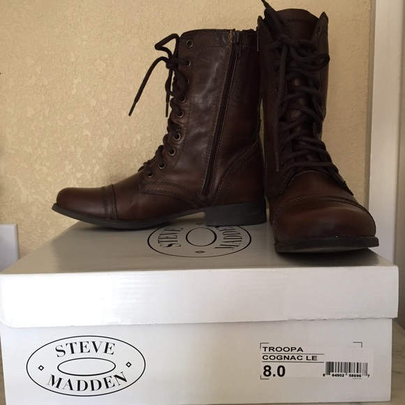 steve madden troopa cognac