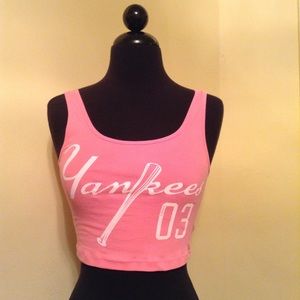 BATTER UP! ⚾️ YANKEE CROP TOP