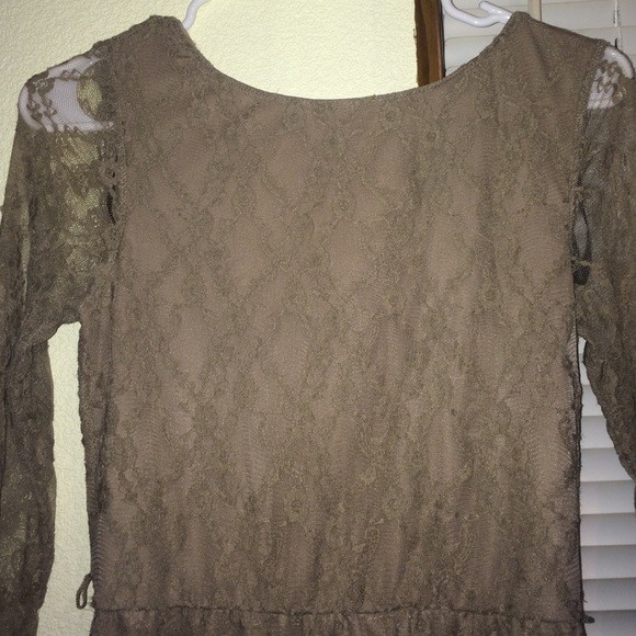 Very cute topaz/nude colored dress.