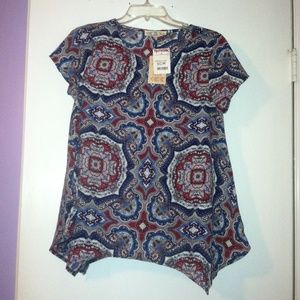 Unique patterned blouse