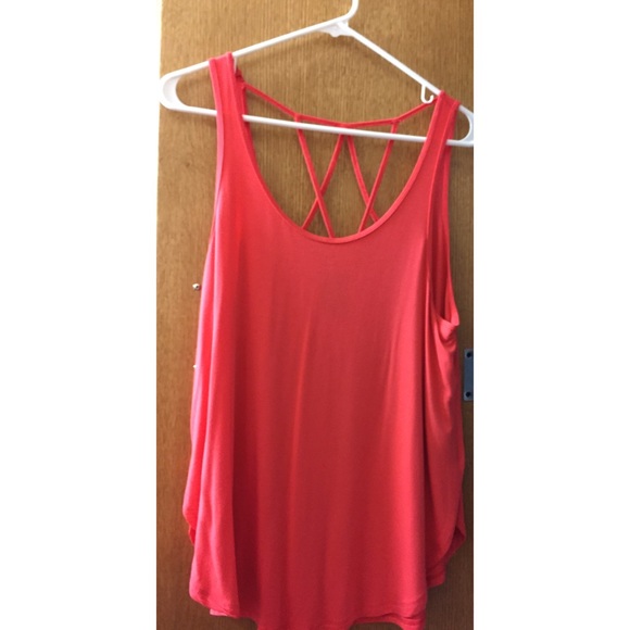 Coral float Hollister tank top