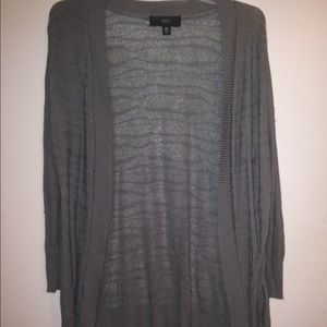 Lightweight comfy grey cardigan