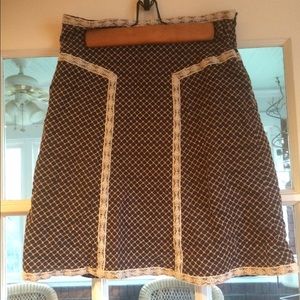 Max studio brown skirt