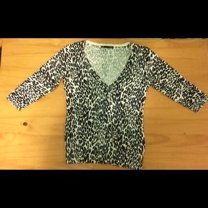 Leopard Print Cardigan