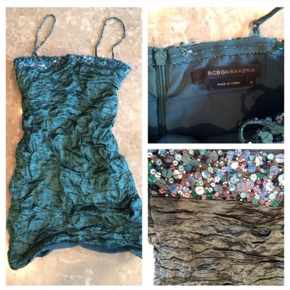 Teal BCBG Mini Dress