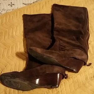 Nine West wedge boots