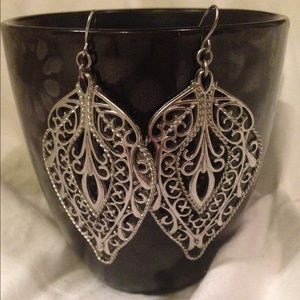 Silver earrings