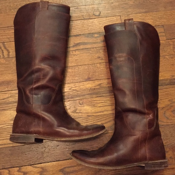 Frye | Paige riding boot in cognac | 9