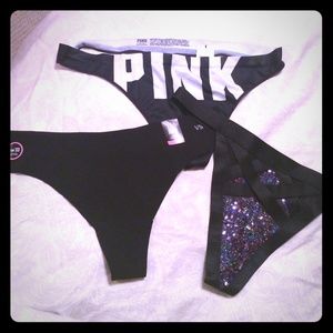 3 pairs of VS Panties Large NWT!