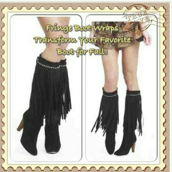 Fringe boots wraps