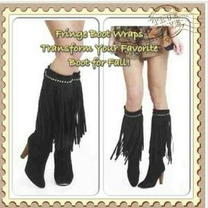 Fringe boots wraps