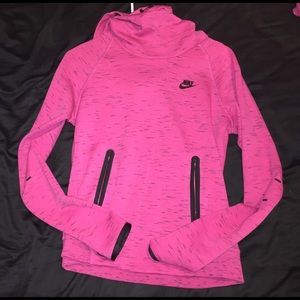 NIKE HOT PINK WOMENS TECH FLEECE