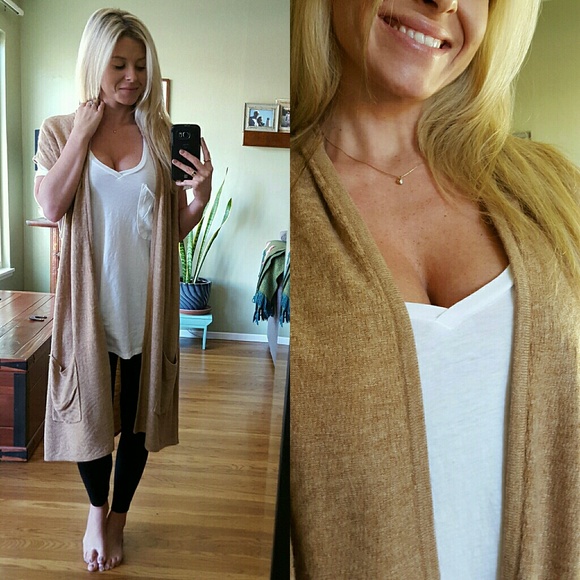 Tops - RESERVED SALE▪ Butterscotch Open Cardi