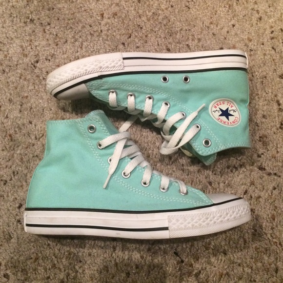 teal high tops