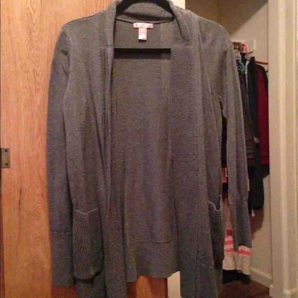 Gray oversized sweater