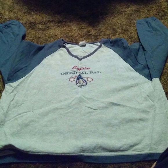 Baseball sweatshirt w/Eeyore