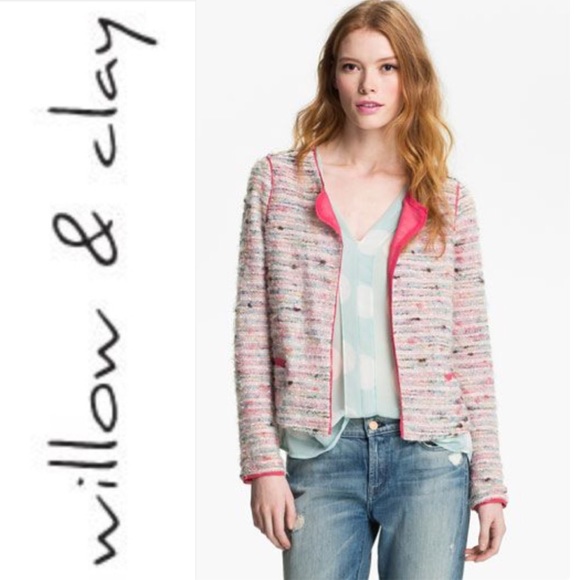 Willow & Clay Jackets & Blazers - 🌸Willow & Clay tweed jacket🌸