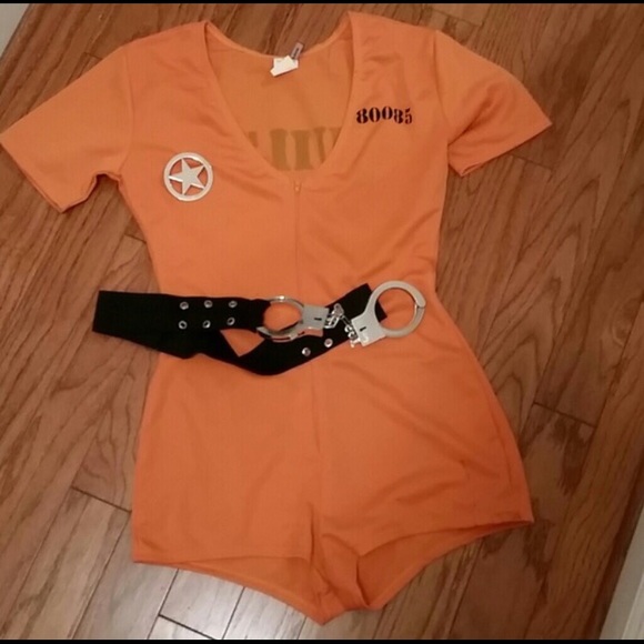 Orange "Guilty" Prisoner Costume