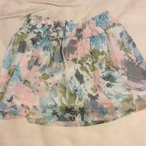 Abercrombie and Fitch water color skirt