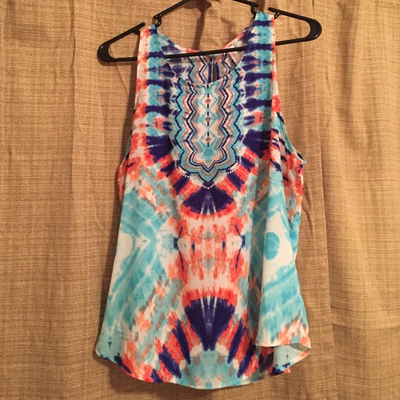 NEVER WORN - tie dye tank