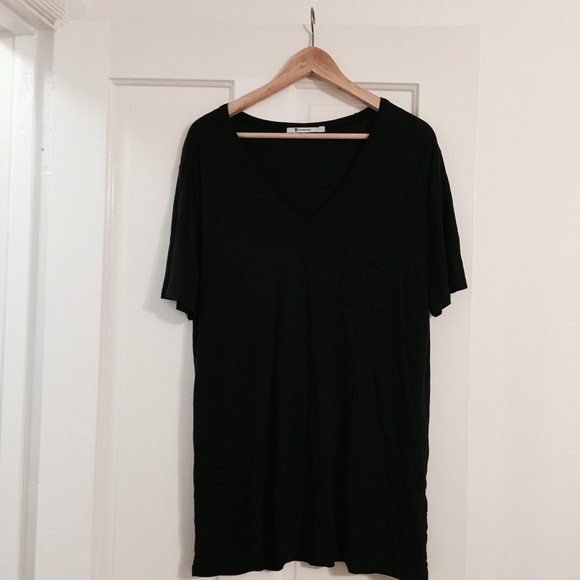 Alexander Wang classic v neck pocket tee