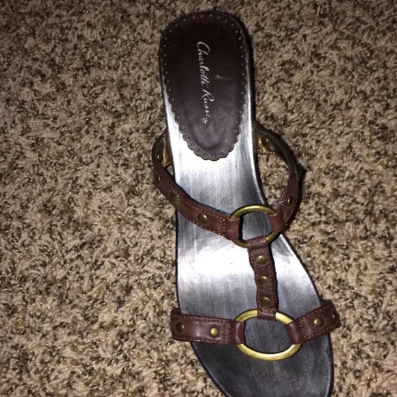 Brown heels